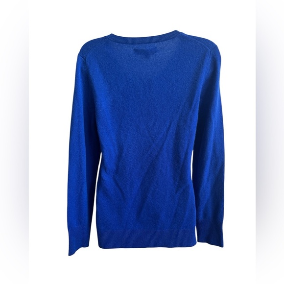 NEW Alex Marie Ladies Cobalt Blue Cashmere Sweater Size Medium - Picture 2 of 6